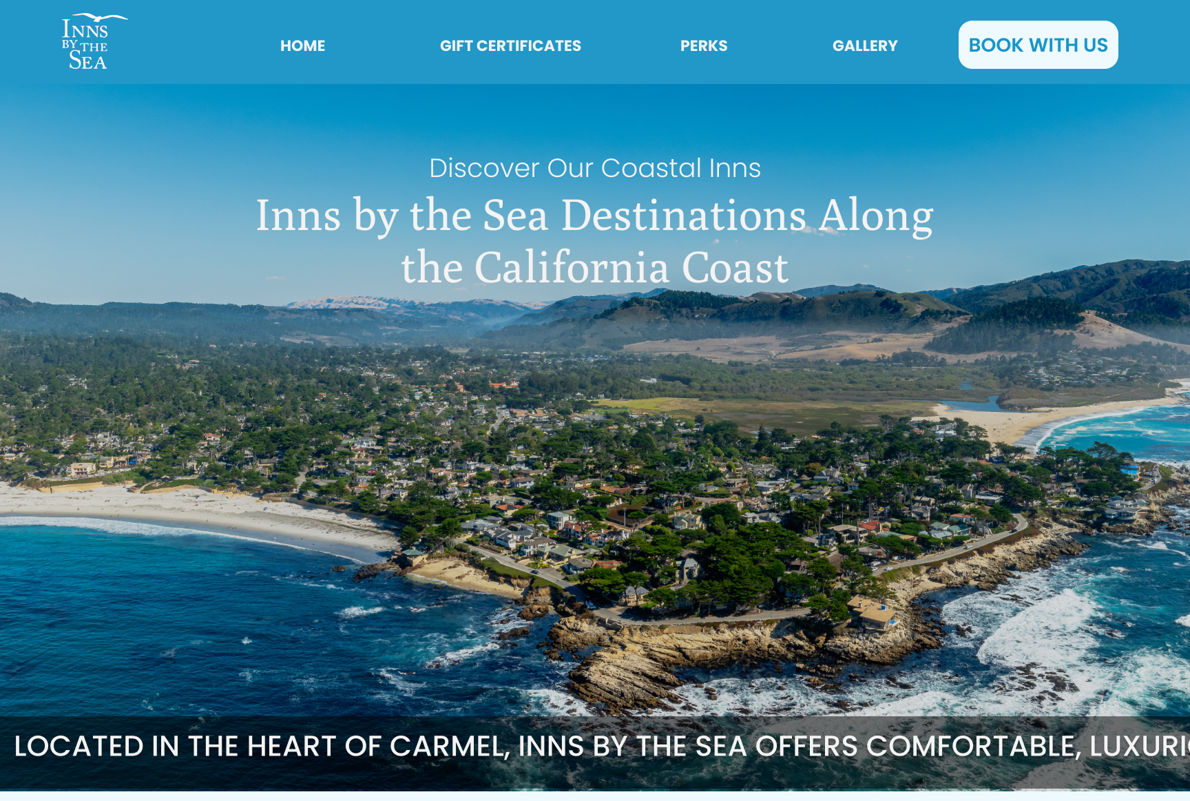 New redesigned homepage